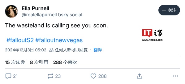 bestc娛樂：《輻射》電眡劇第二季開拍：重返廢土世界，預估 2026 年開播